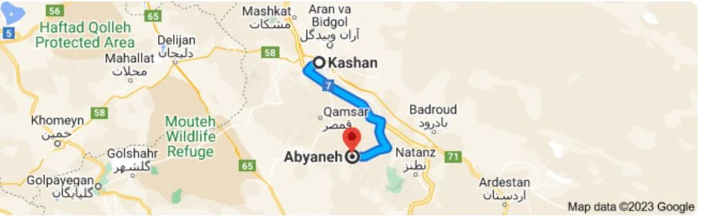 Kashan – Abyaneh (Iran  cycling  tour)