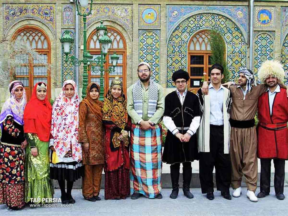 One of the Iranian traditional clothes,Iranian folk costumes are